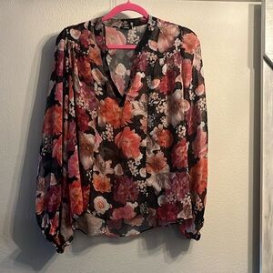 Express Floral Blouse